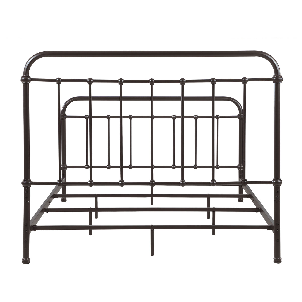 Livingston Queen Panel Metal Bed Dark Bronze