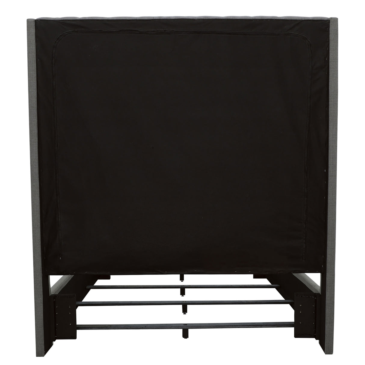 Camille Grey Upholstered Eastern King Panel Bed