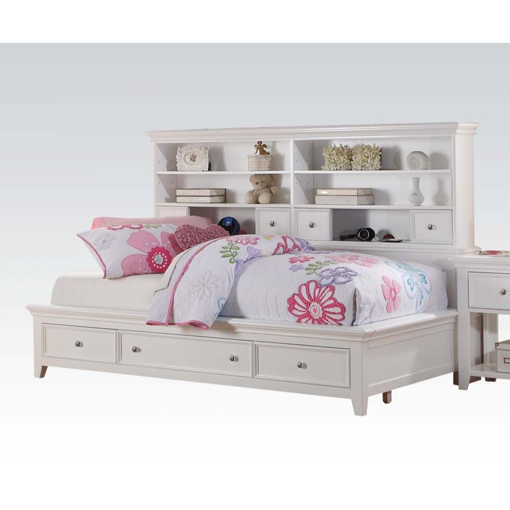 Lacey White Finish Daybed