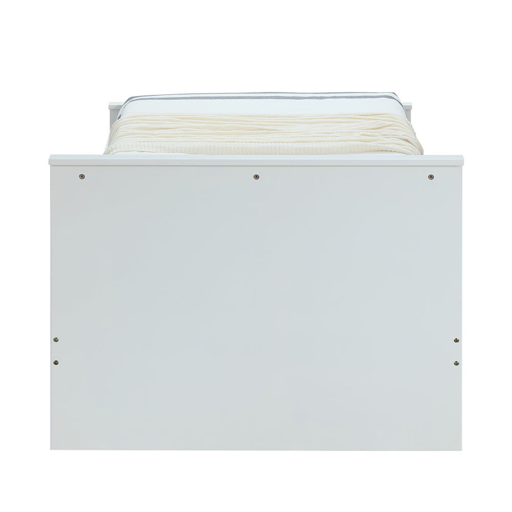 Ragna White Finish Twin Bed