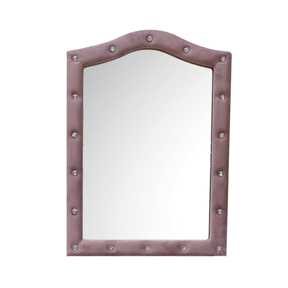 Reggie Pink Fabric Mirror