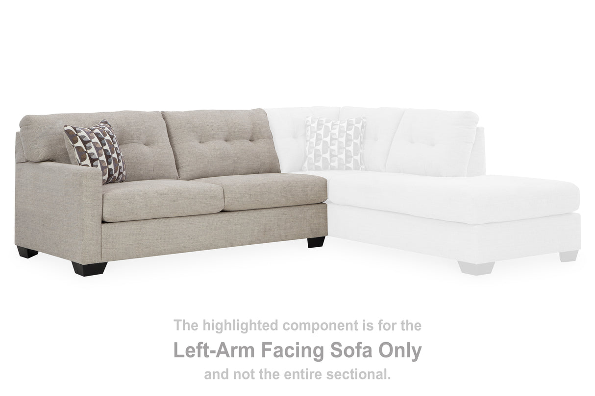 Mahoney Pebble Left-Arm Facing Sofa