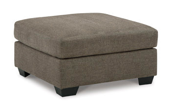 Mahoney Chocolate Oversized Accent Ottoman