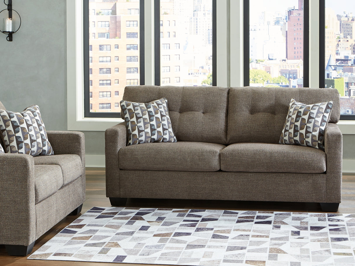 Mahoney Chocolate Sofa And Loveseat