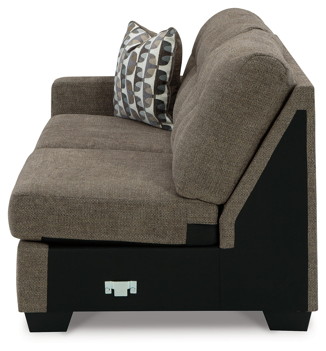 Mahoney Chocolate Left-Arm Facing Sofa