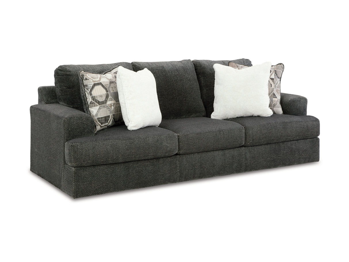 Karinne Smoke Sofa, Loveseat, Oversized Chair And Ottoman