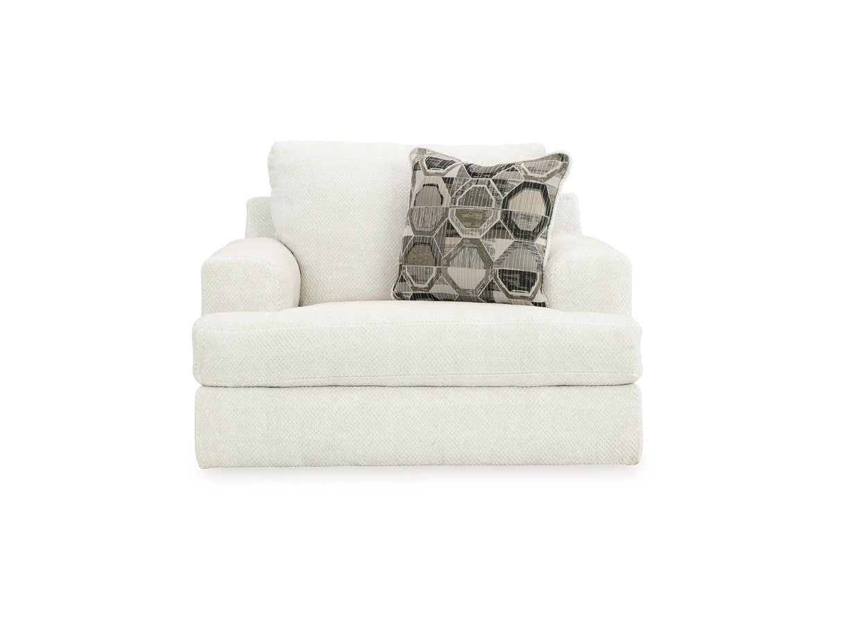 Karinne Linen Sofa, Loveseat, Oversized Chair And Ottoman