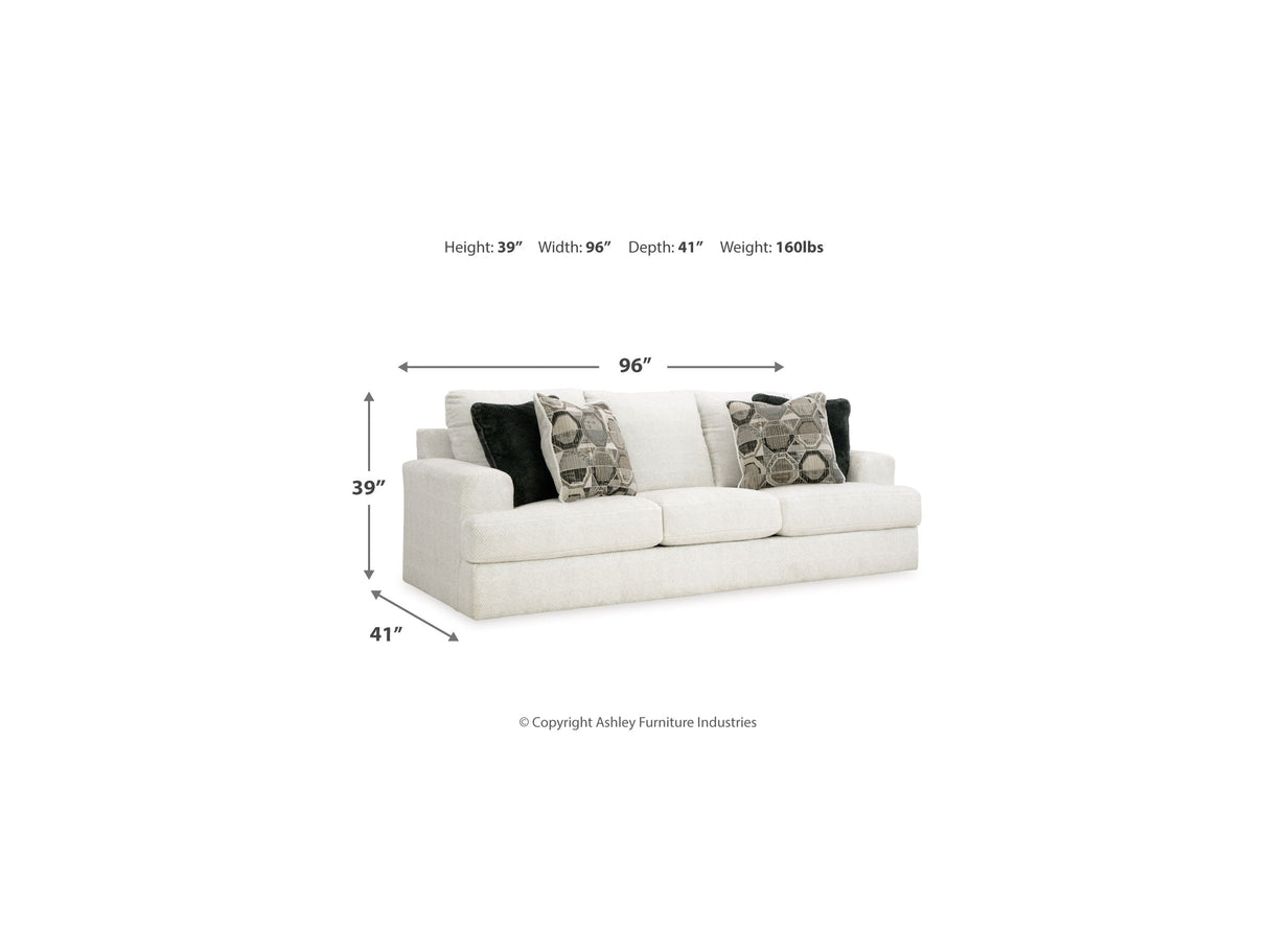 Karinne Linen Sofa, Loveseat, Oversized Chair And Ottoman