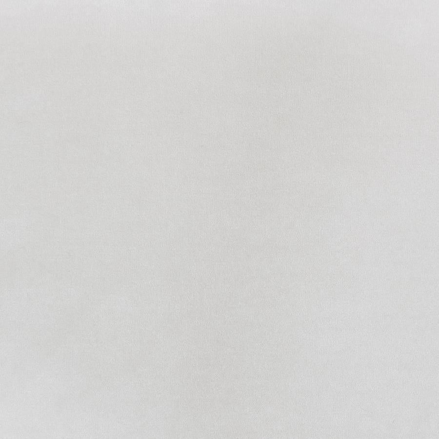 Panes Beige Upholstered Queen Panel Bed