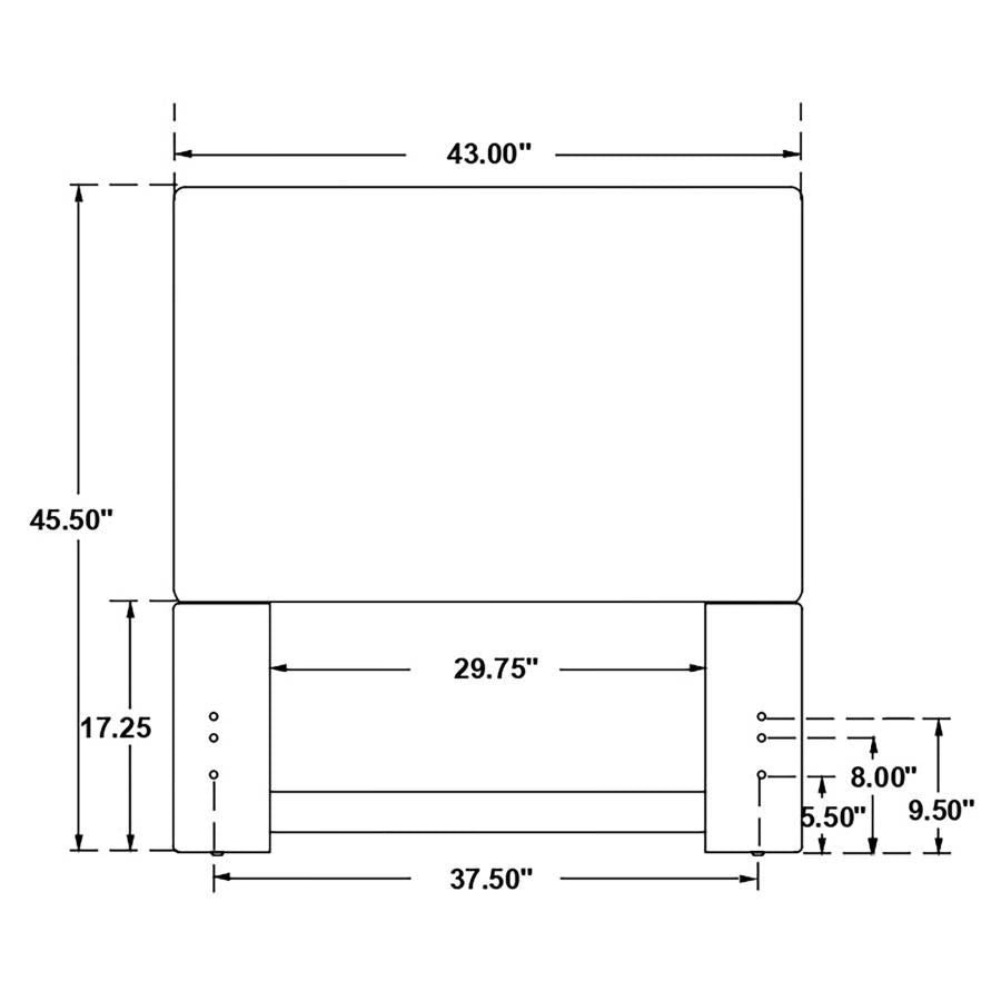 Pirro Upholstered Headboard Sand
