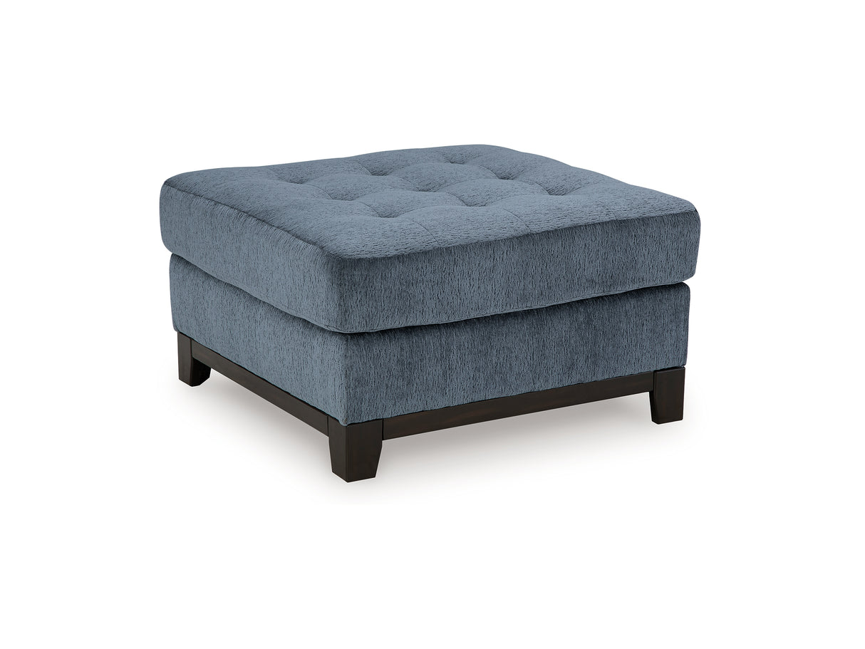 Maxon Place Navy Oversized Chair And Ottoman
