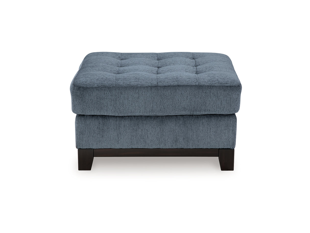 Maxon Place Navy Oversized Chair And Ottoman