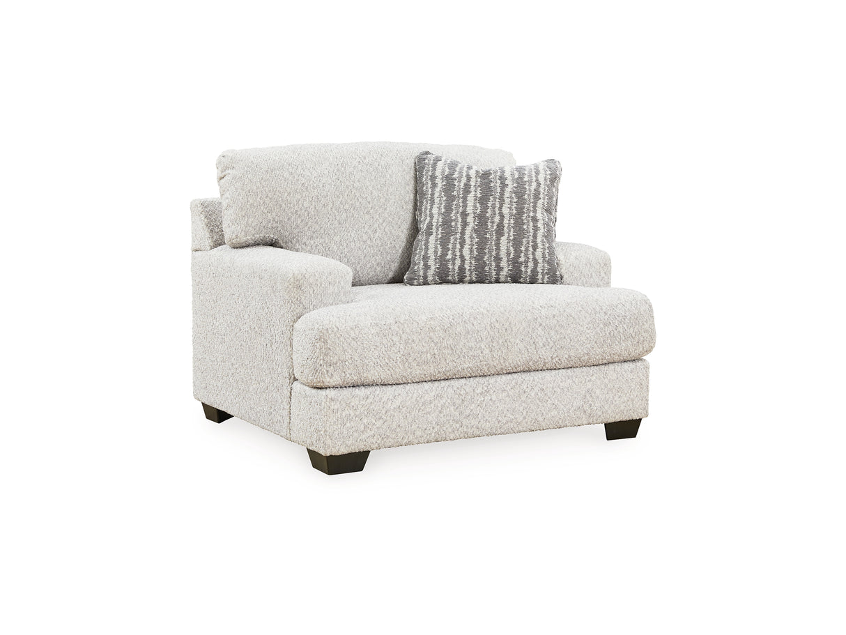 Brebryan Flannel Sofa And Oversized Chair