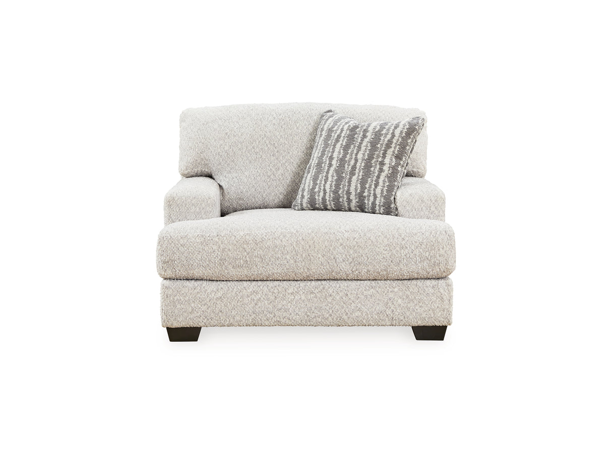 Brebryan Flannel Sofa And Oversized Chair