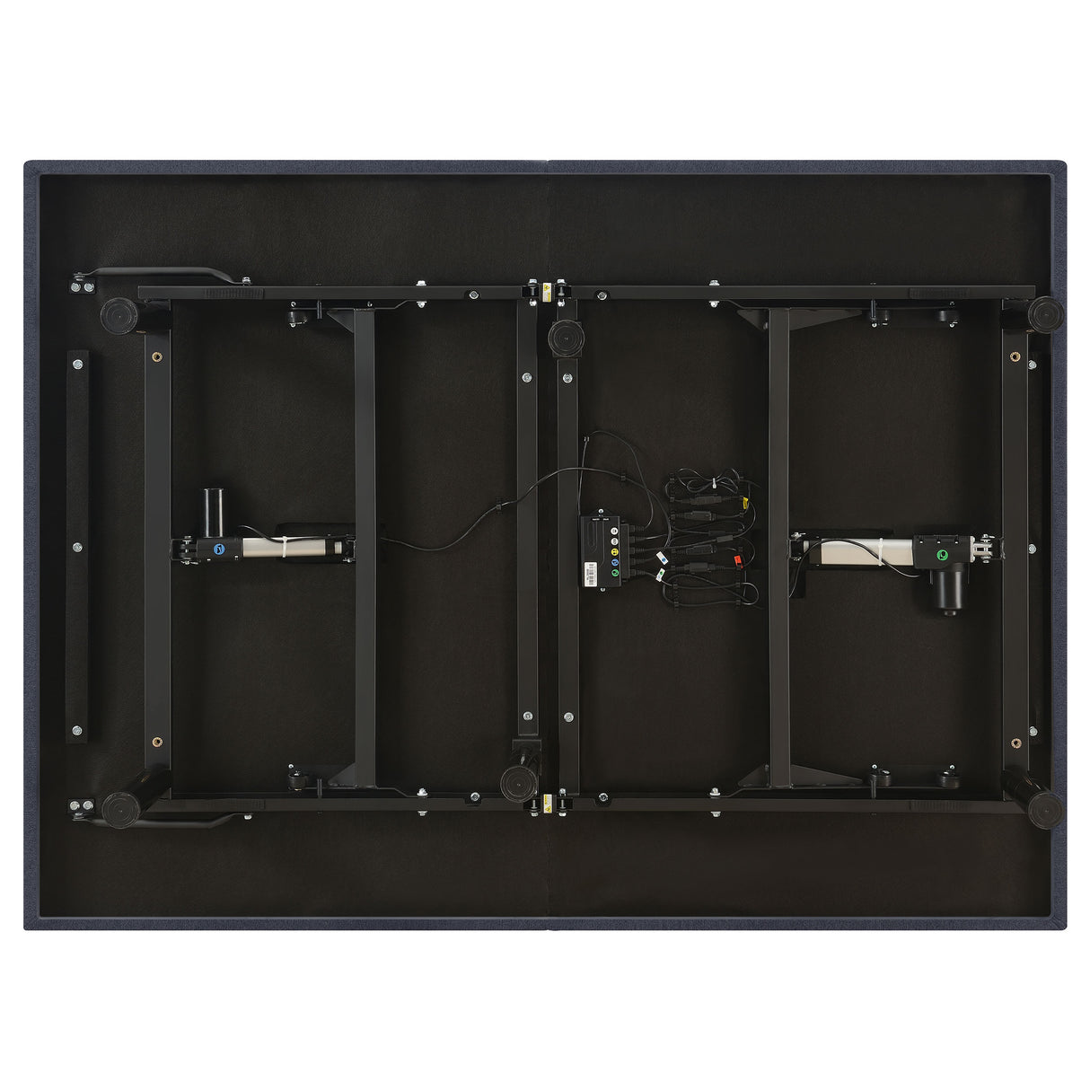 Clara Eastern King Adjustable Bed Base Grey And Black