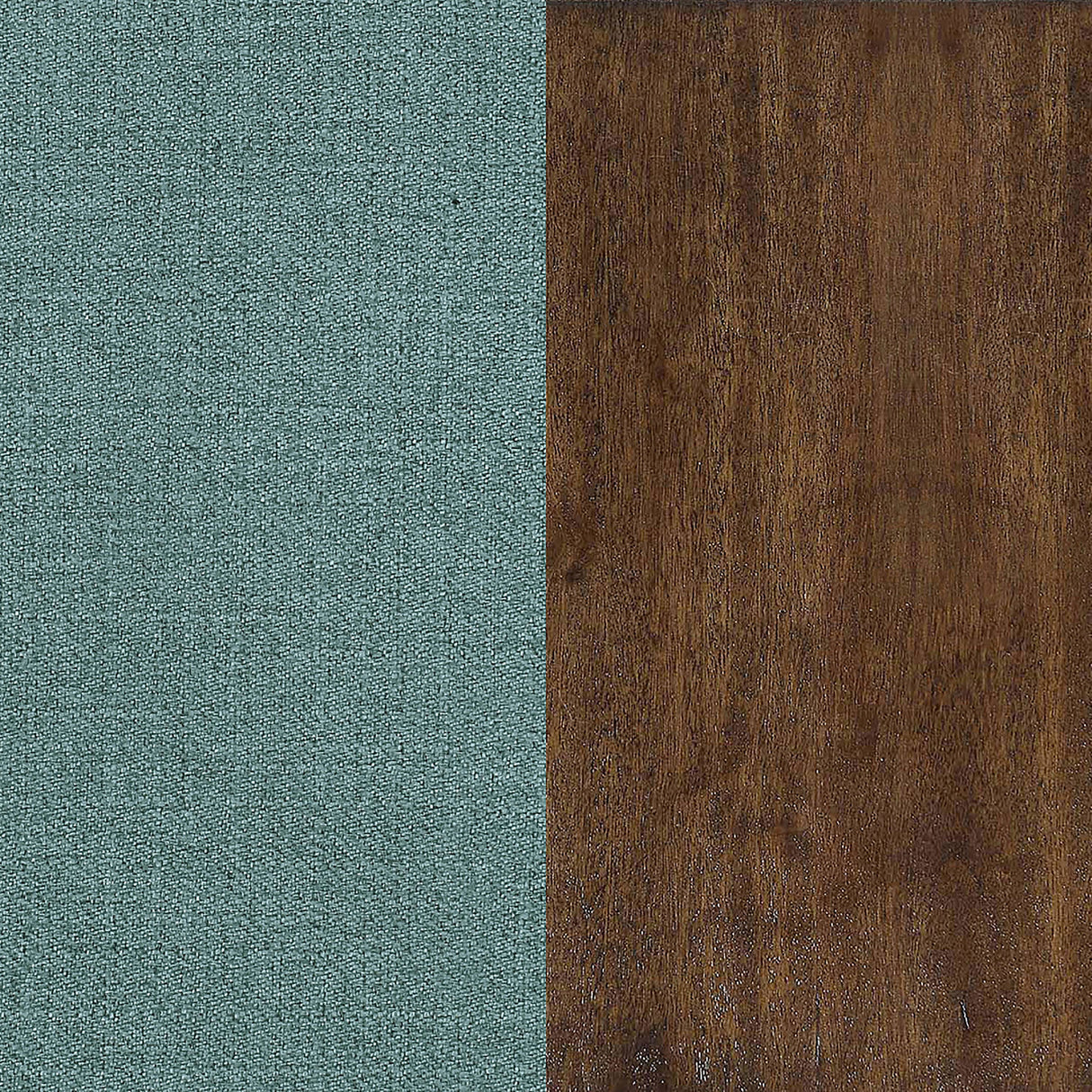 Caufield Biscuit-Tufted Sofa Bed Turquoise Blue