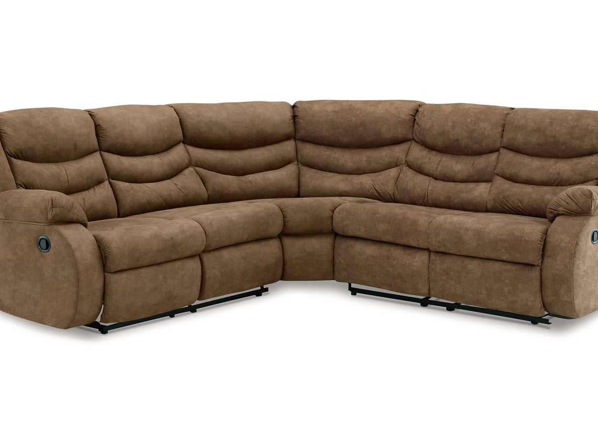 Partymate Brindle 2-Piece Reclining Sectional