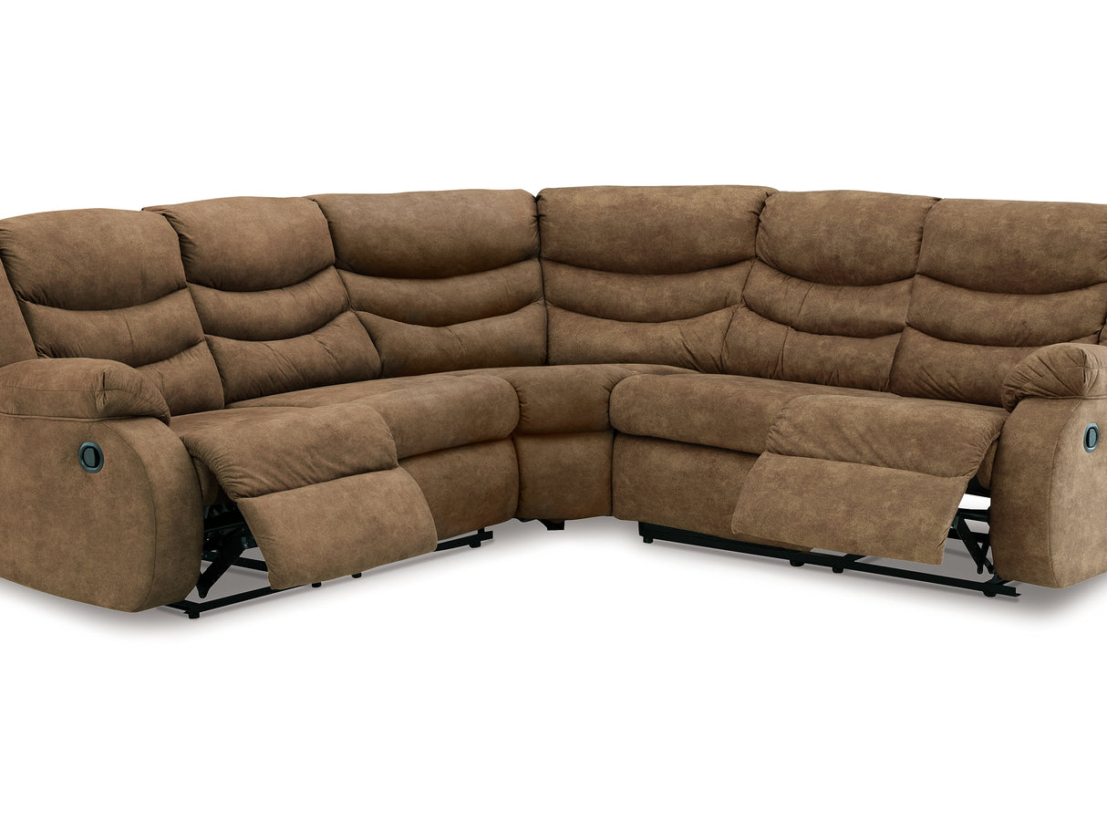 Partymate Brindle 2-Piece Reclining Sectional
