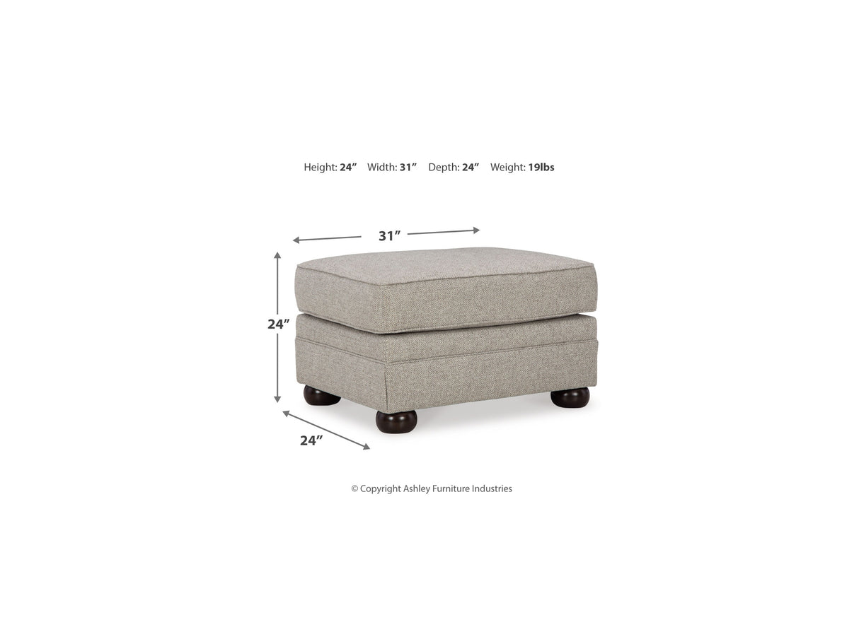 Gaelon Dune Chair And Ottoman