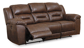 Stoneland Chocolate Power Reclining Sofa