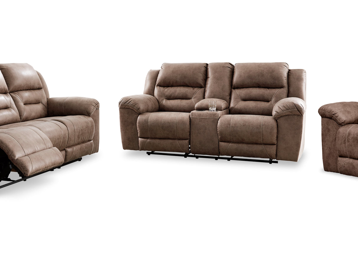Stoneland Fossil Power Reclining Sofa, Loveseat And Recliner