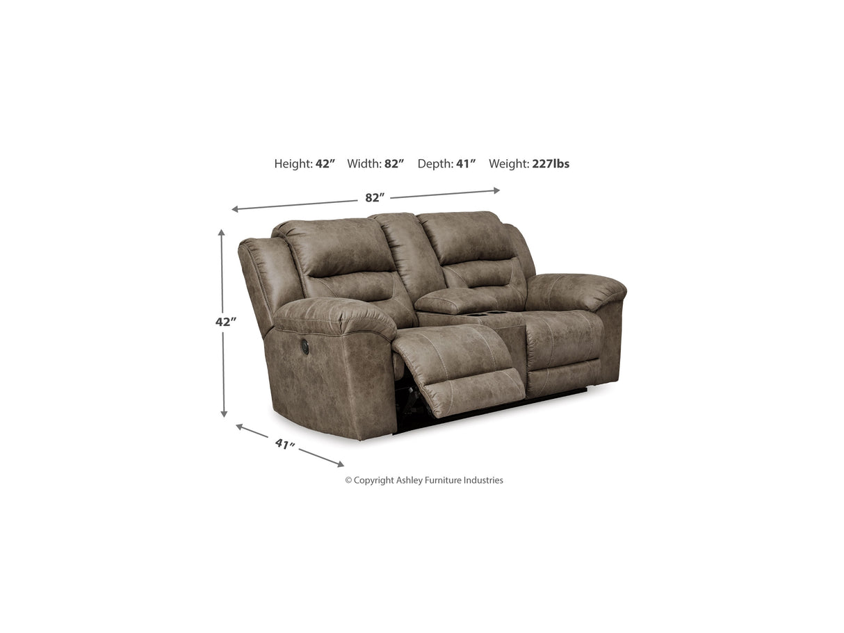 Stoneland Fossil Power Reclining Sofa, Loveseat And Recliner