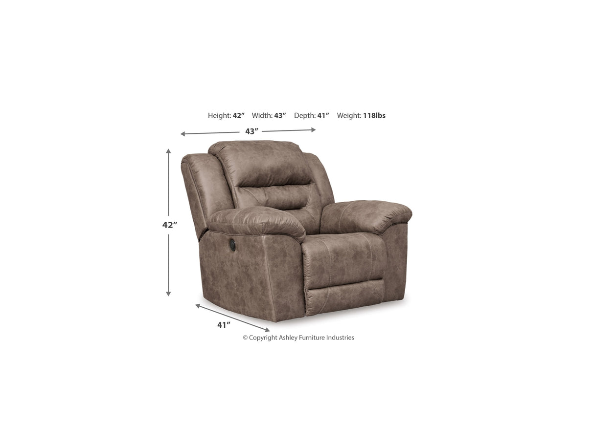 Stoneland Fossil Power Reclining Sofa, Loveseat And Recliner