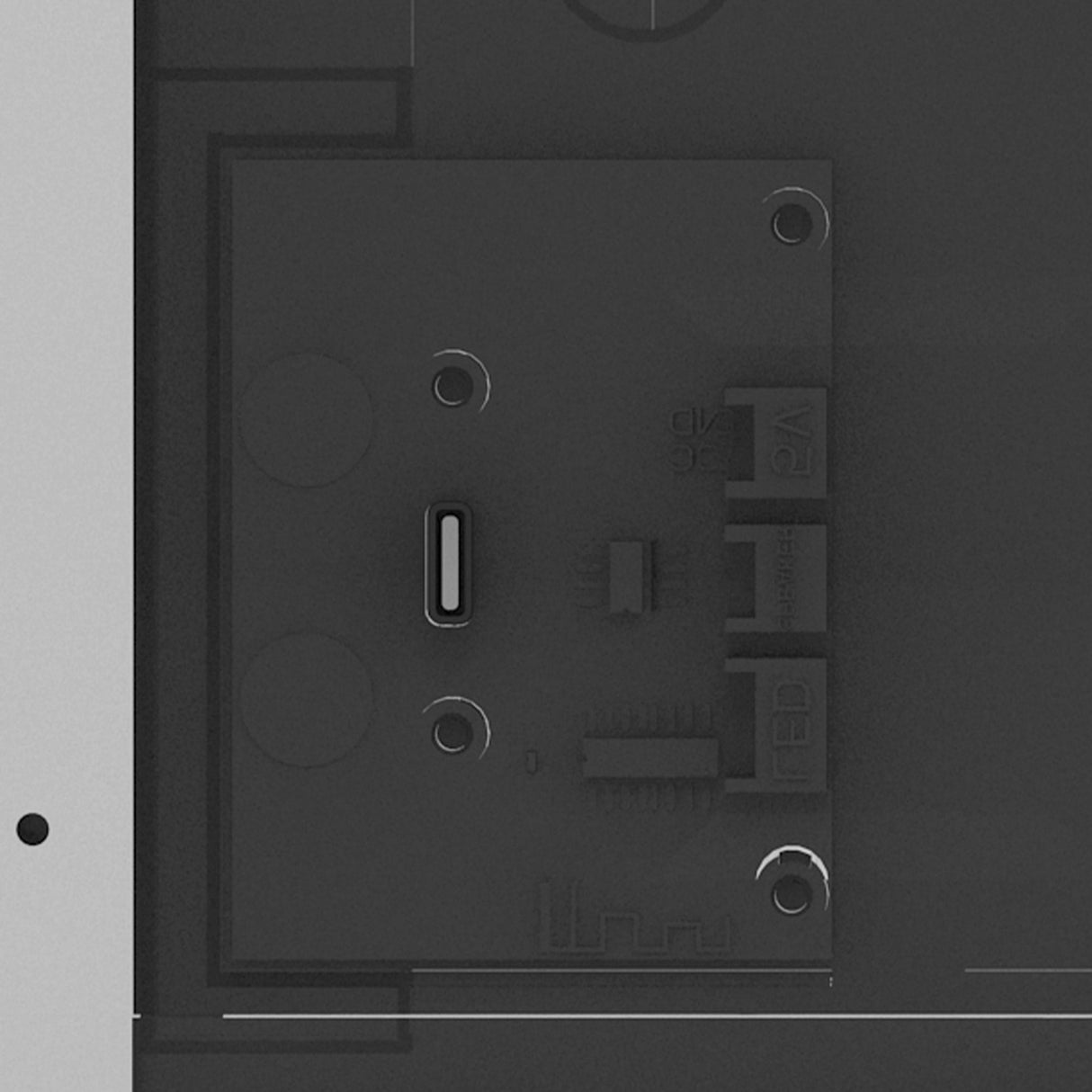 LED Music Mirror with Dimmable Light