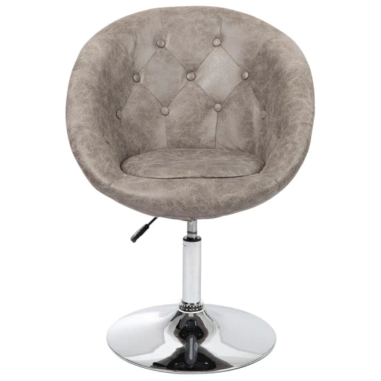 Antoinette Round Tufted Vanity Chair