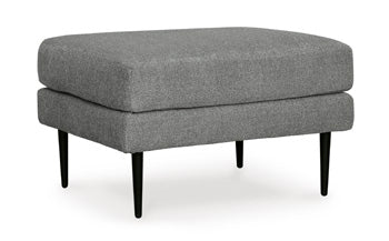 Hazela Charcoal Ottoman