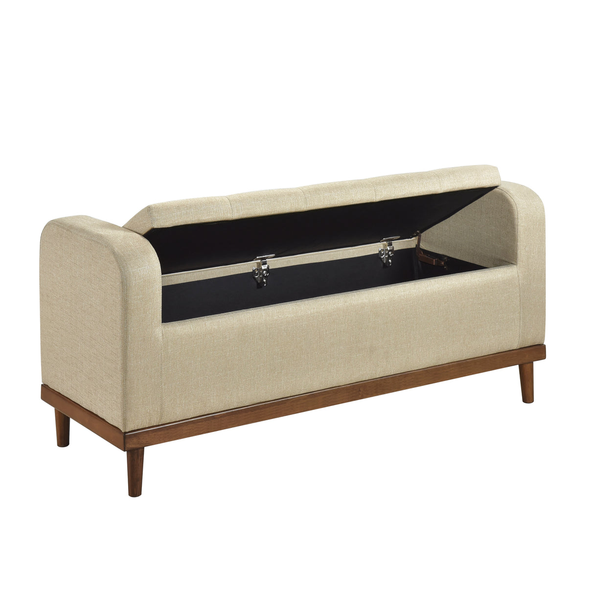 Brigitte Brown Lift Top Storage Bench