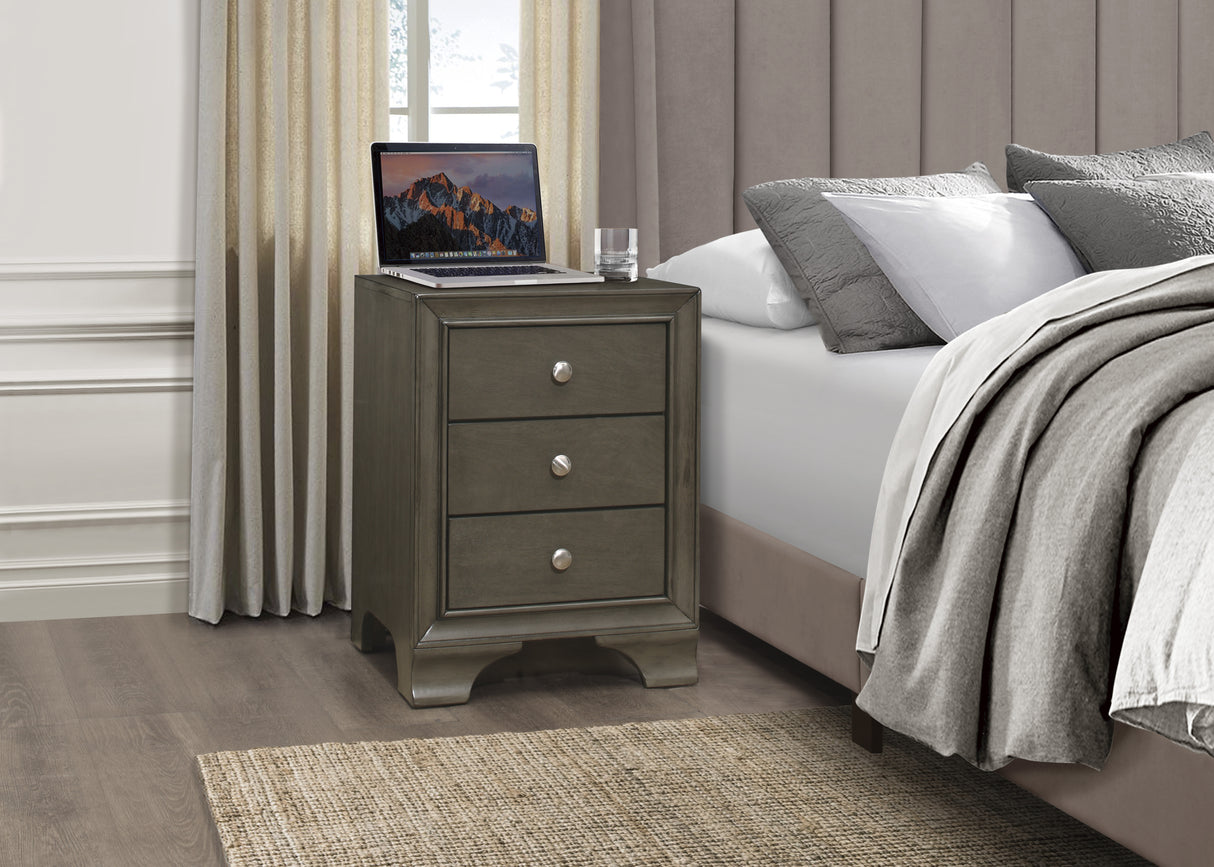 Centralia Gray Nightstand