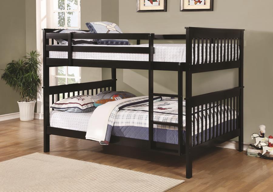 Chapman Black Wood Full Over Bunk Bed