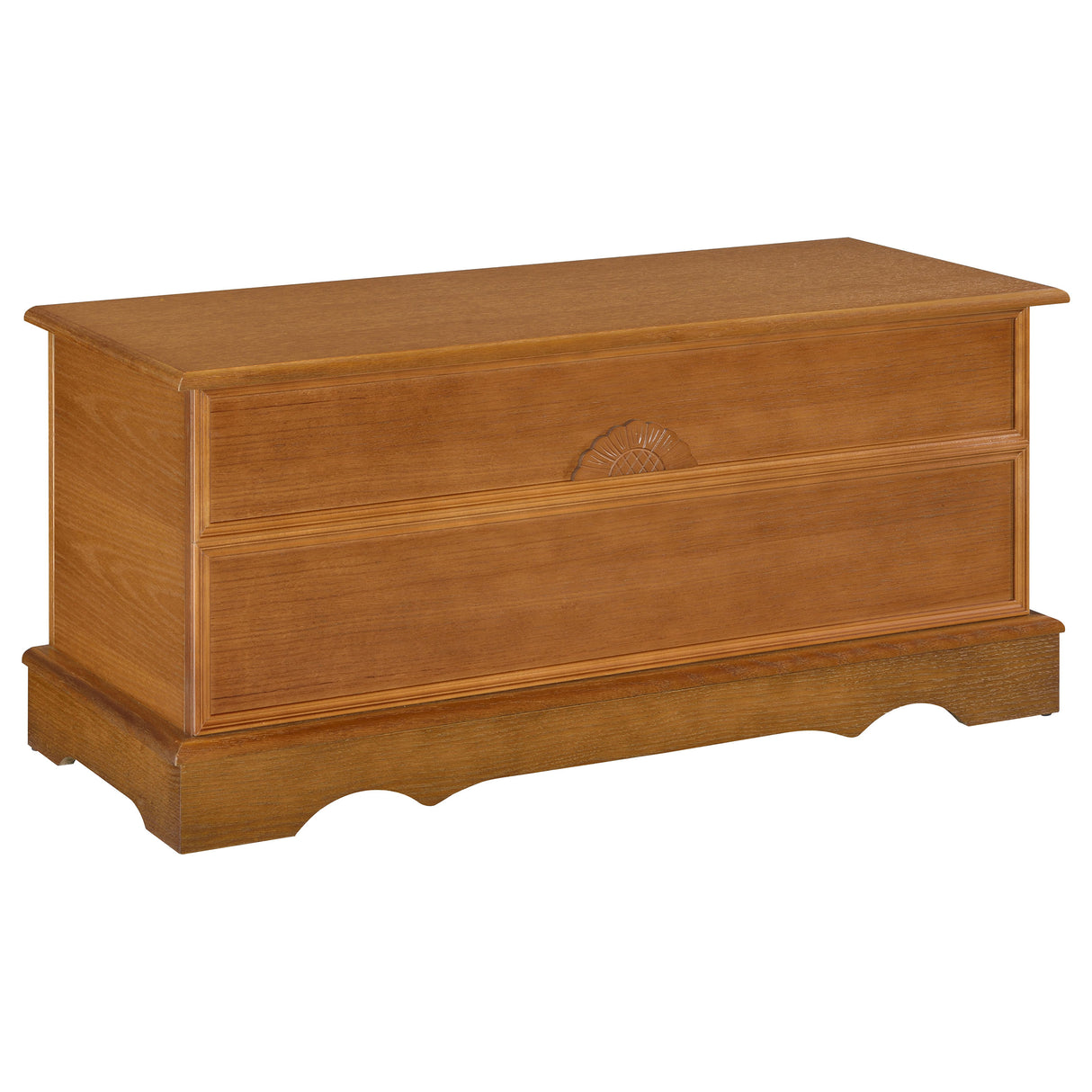 Paula Rectangular Cedar Chest Honey