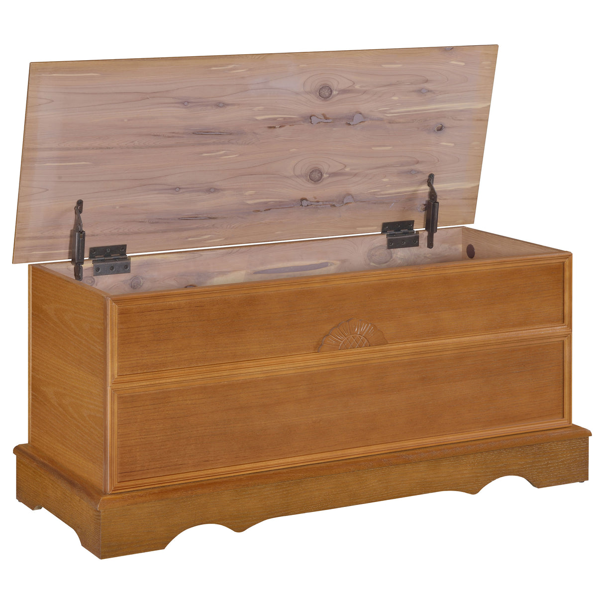 Paula Rectangular Cedar Chest Honey