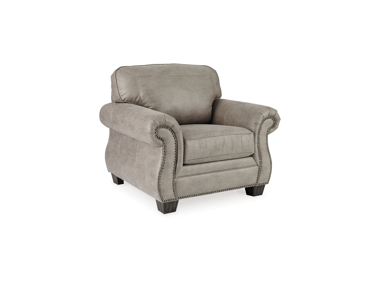 Olsberg Steel Loveseat, Chair, And Ottoman