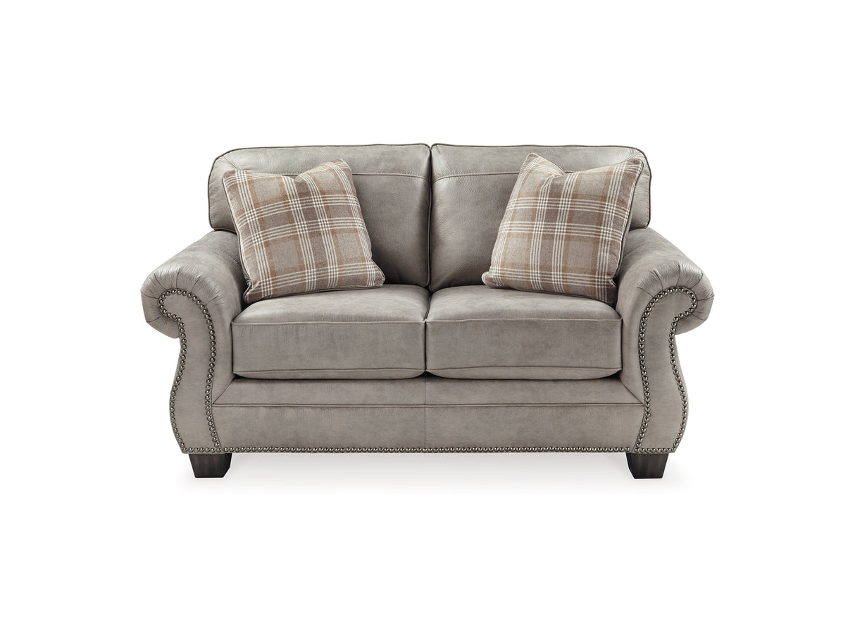 Olsberg Steel Loveseat, Chair, And Ottoman