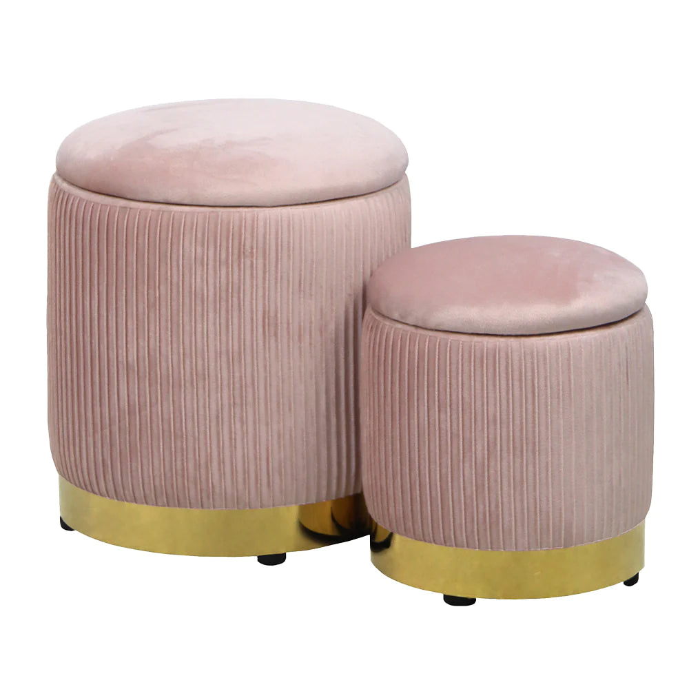 Zoe Storage Ottoman Set