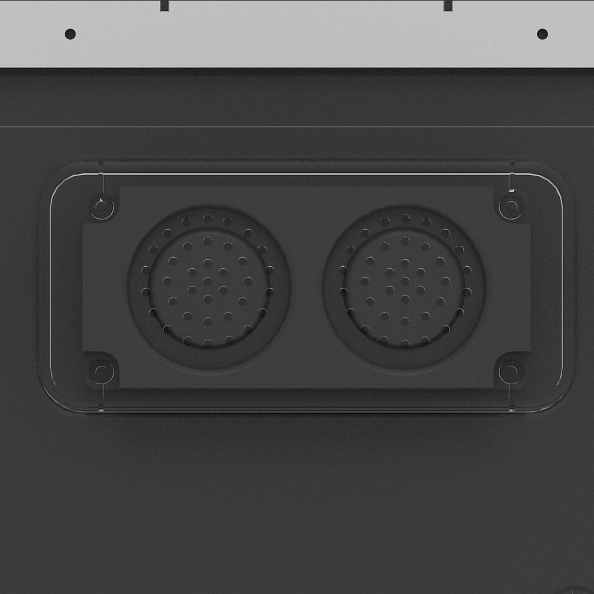 LED Music Mirror with Dimmable Light