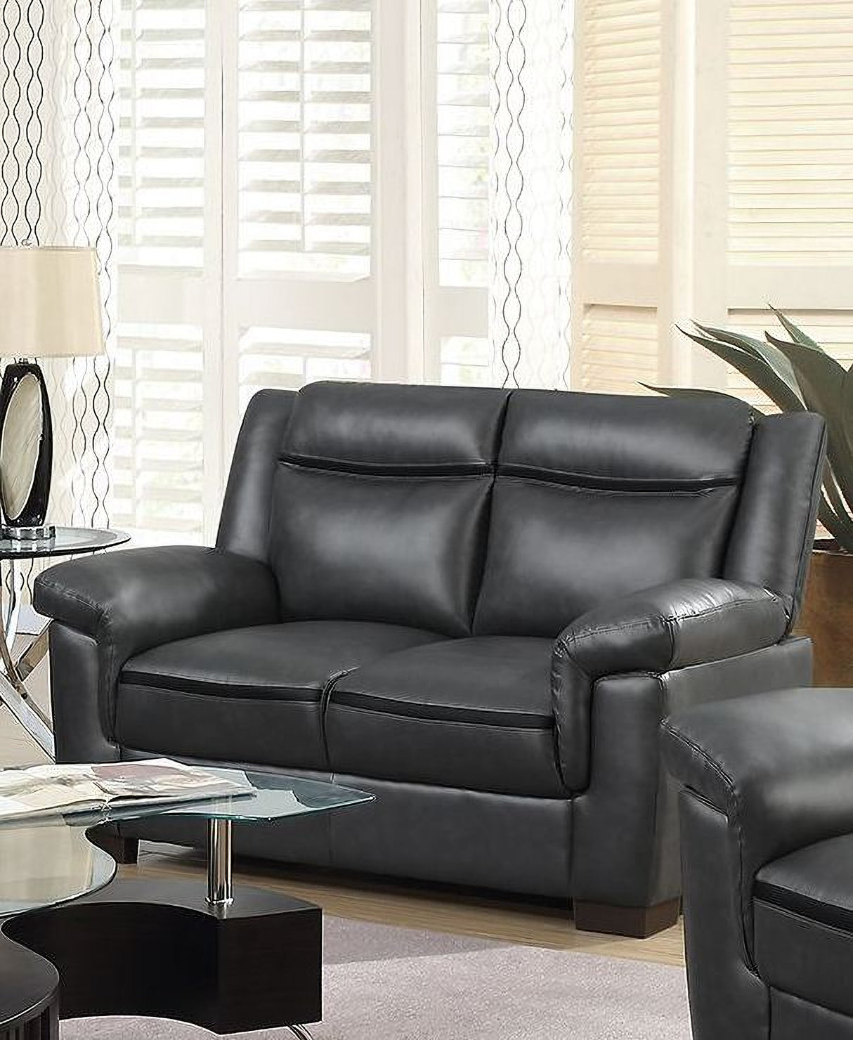 Arabella Black Living Room Set
