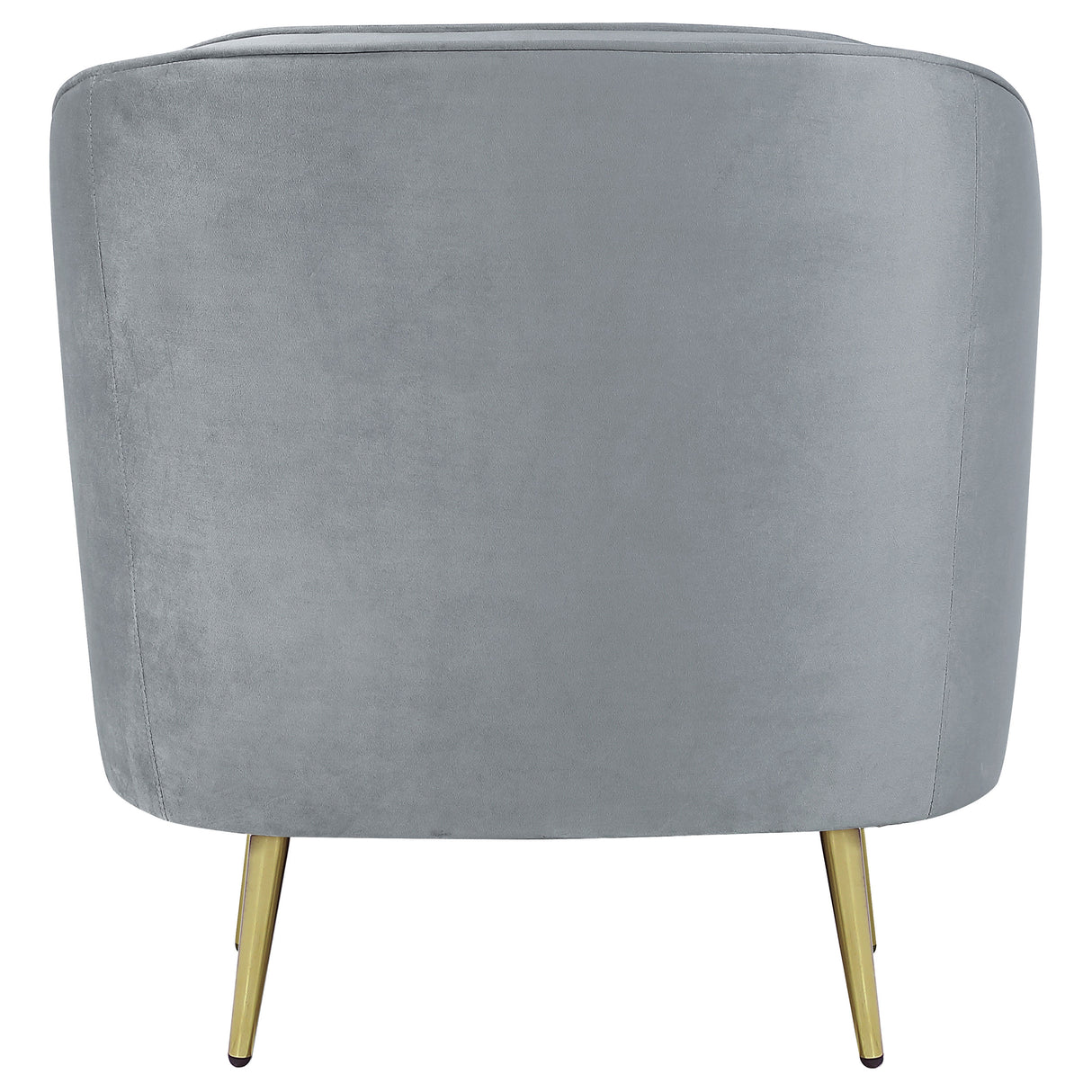Sophia Upholstered Chair Grey And Gold