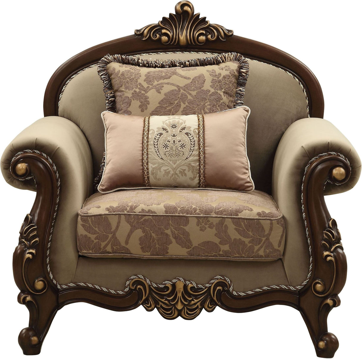 Mehadi Walnut Living Room Set