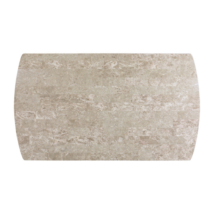 Cristo Black Dining Table, Marble Top