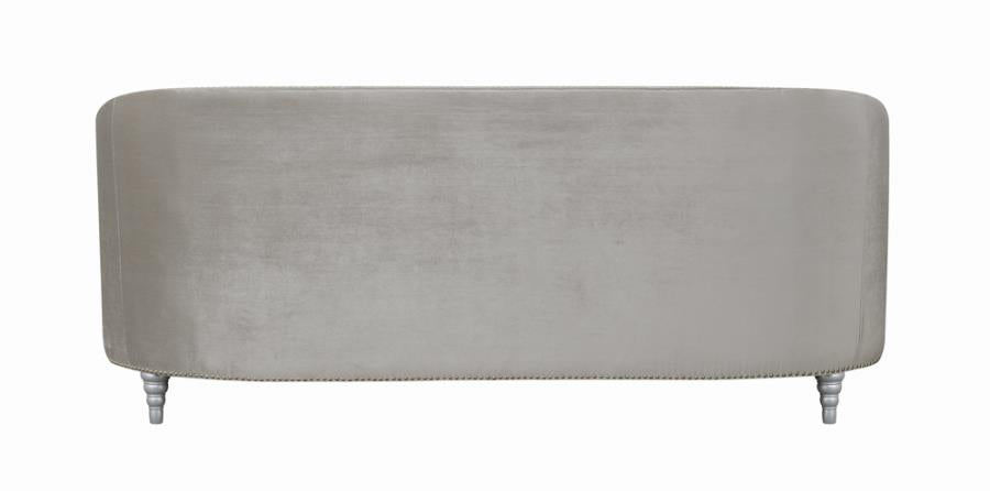 Avonlea Sloped Arm Tufted Sofa Grey