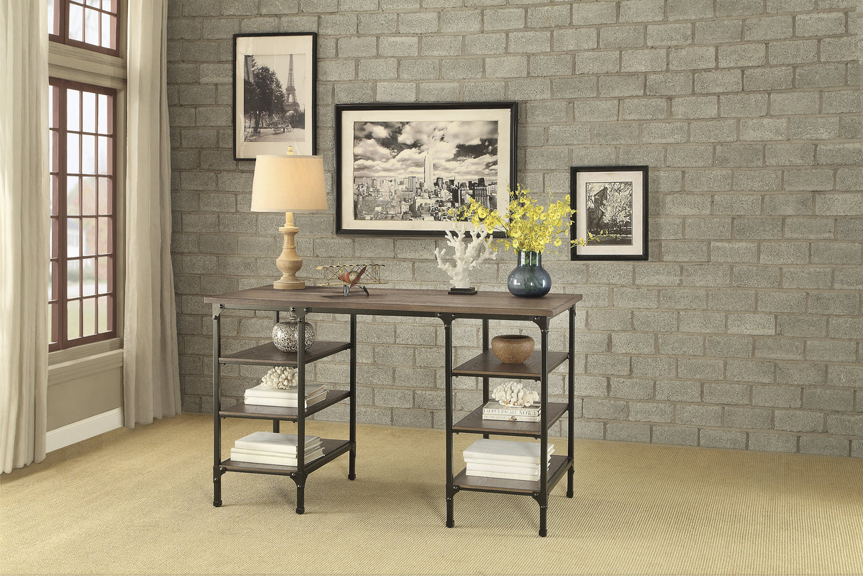 Millwood Black Counter Height Writing Desk