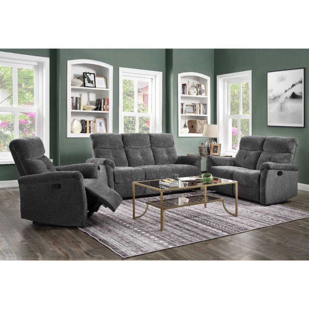 Treyton Gray Chenille Sofa