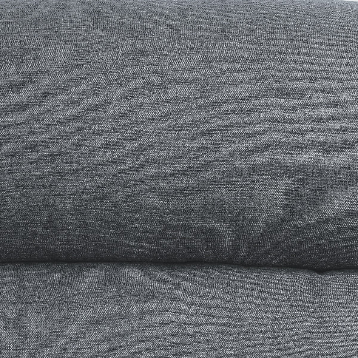 Walcher Gray Linen Sectional Sofa