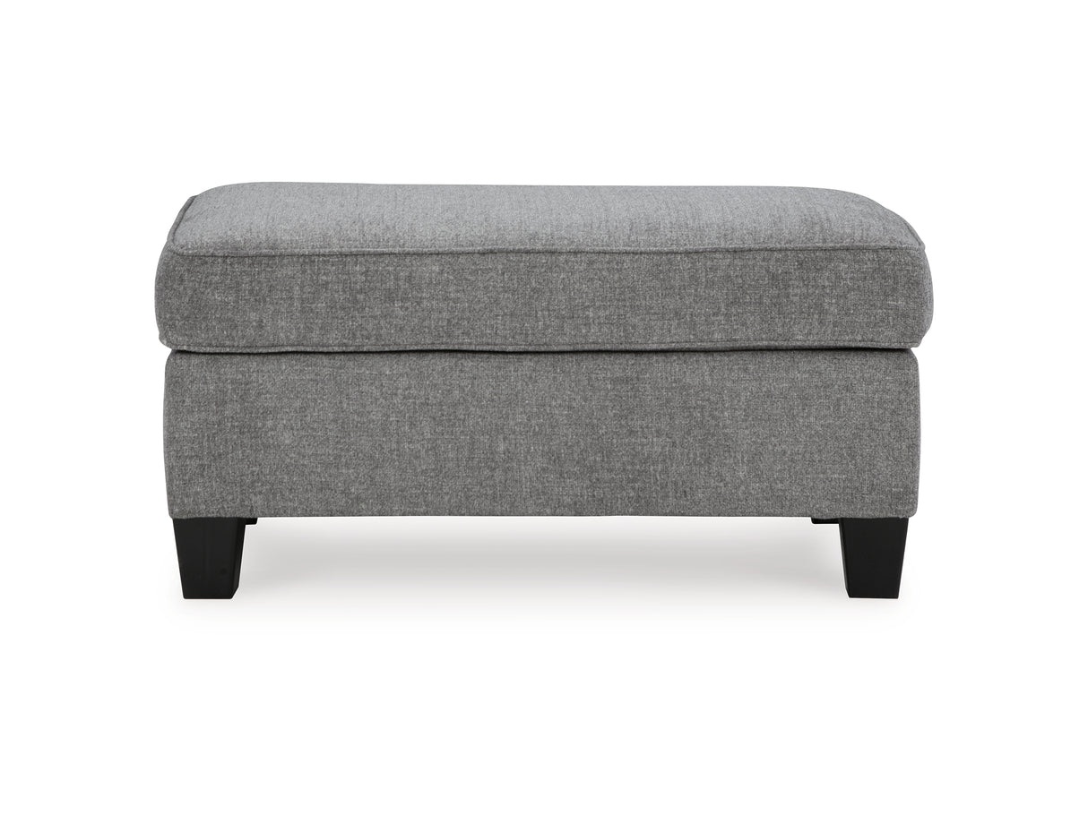 Mathonia Smoke Oversized Chair And Ottoman