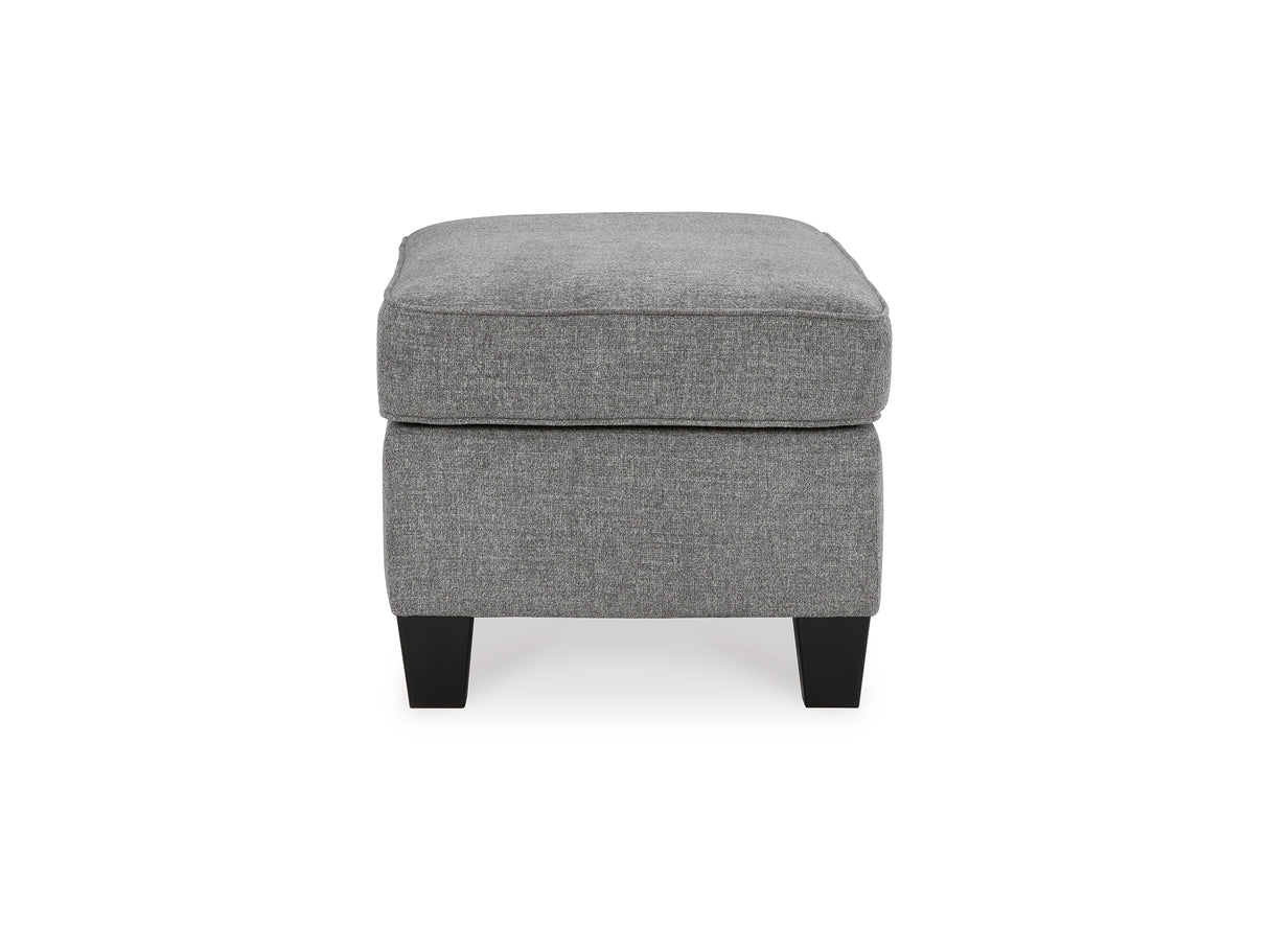 Mathonia Smoke Oversized Chair And Ottoman