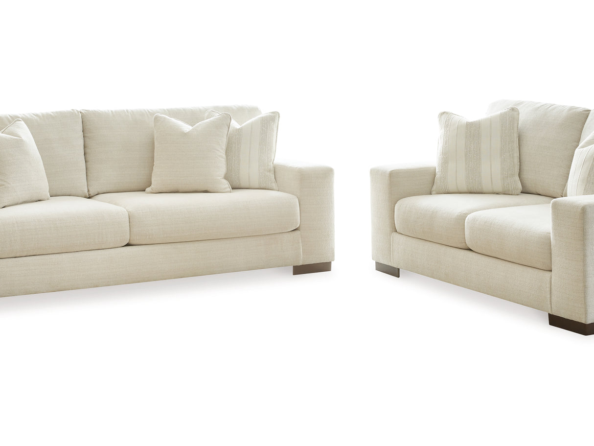 Maggie Birch Sofa And Loveseat